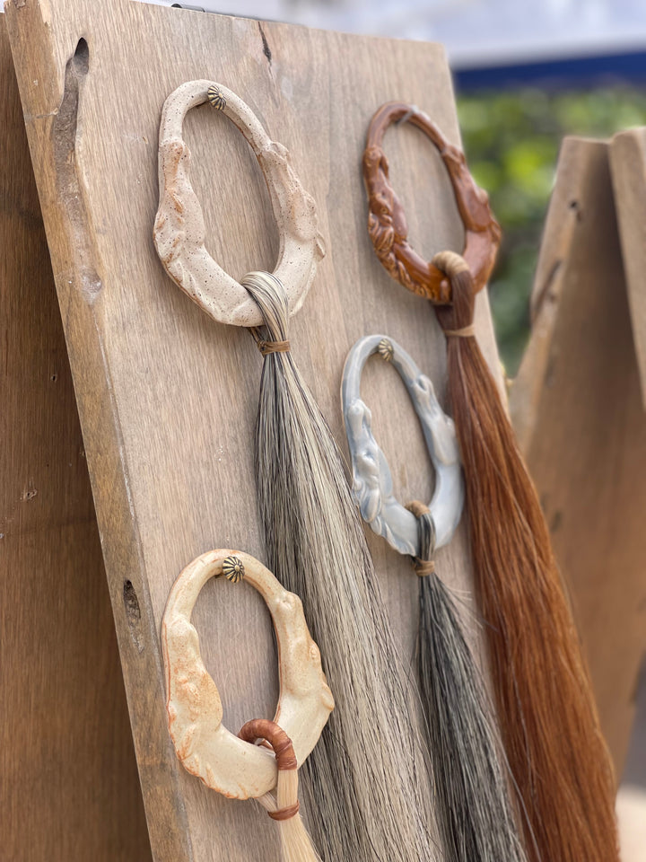 Custom Two Horse Wall Hang