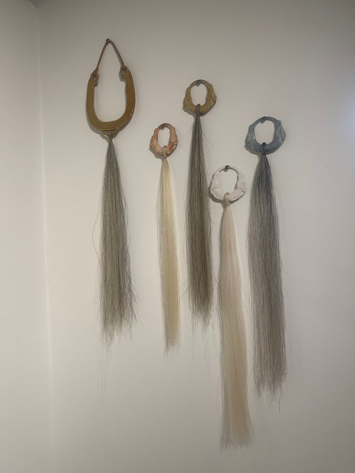 Custom Two Horse Wall Hang