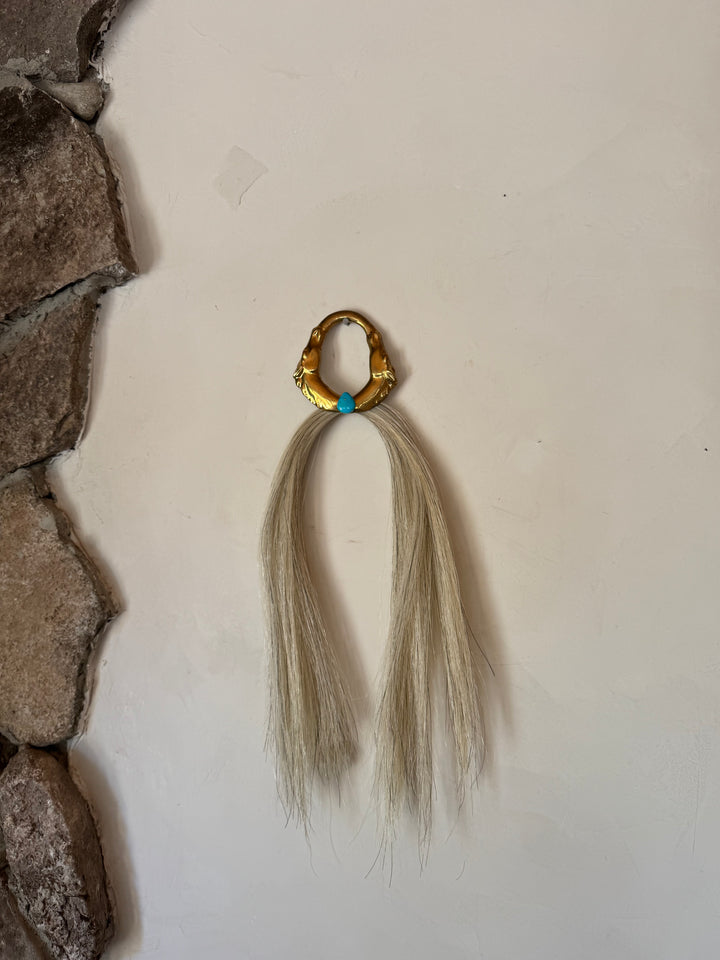 Gold & Turquoise Wall Hang