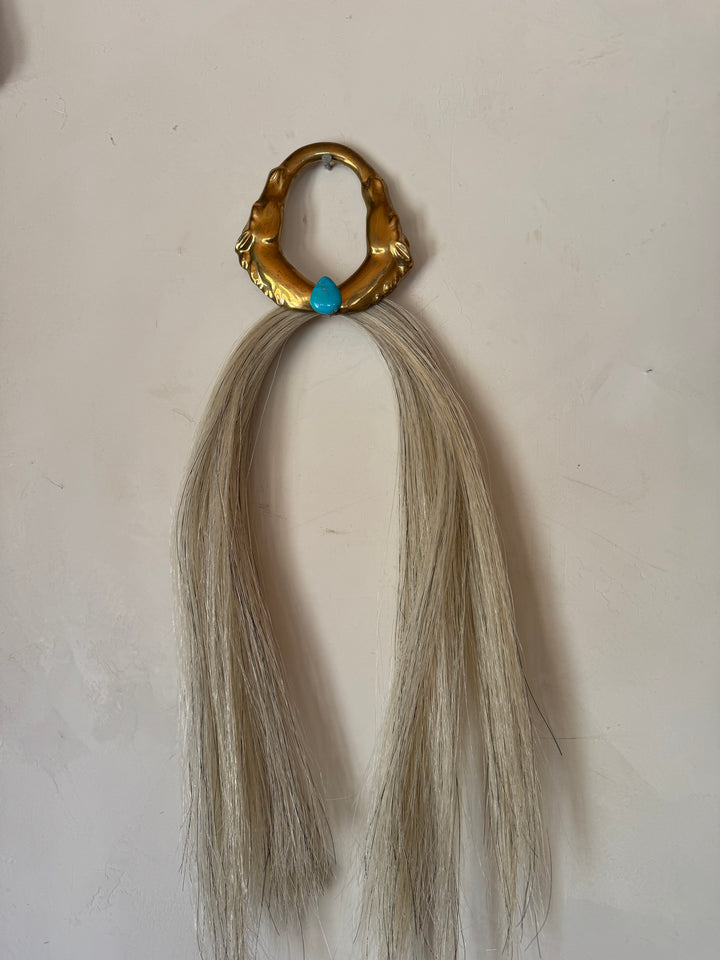 Gold & Turquoise Wall Hang