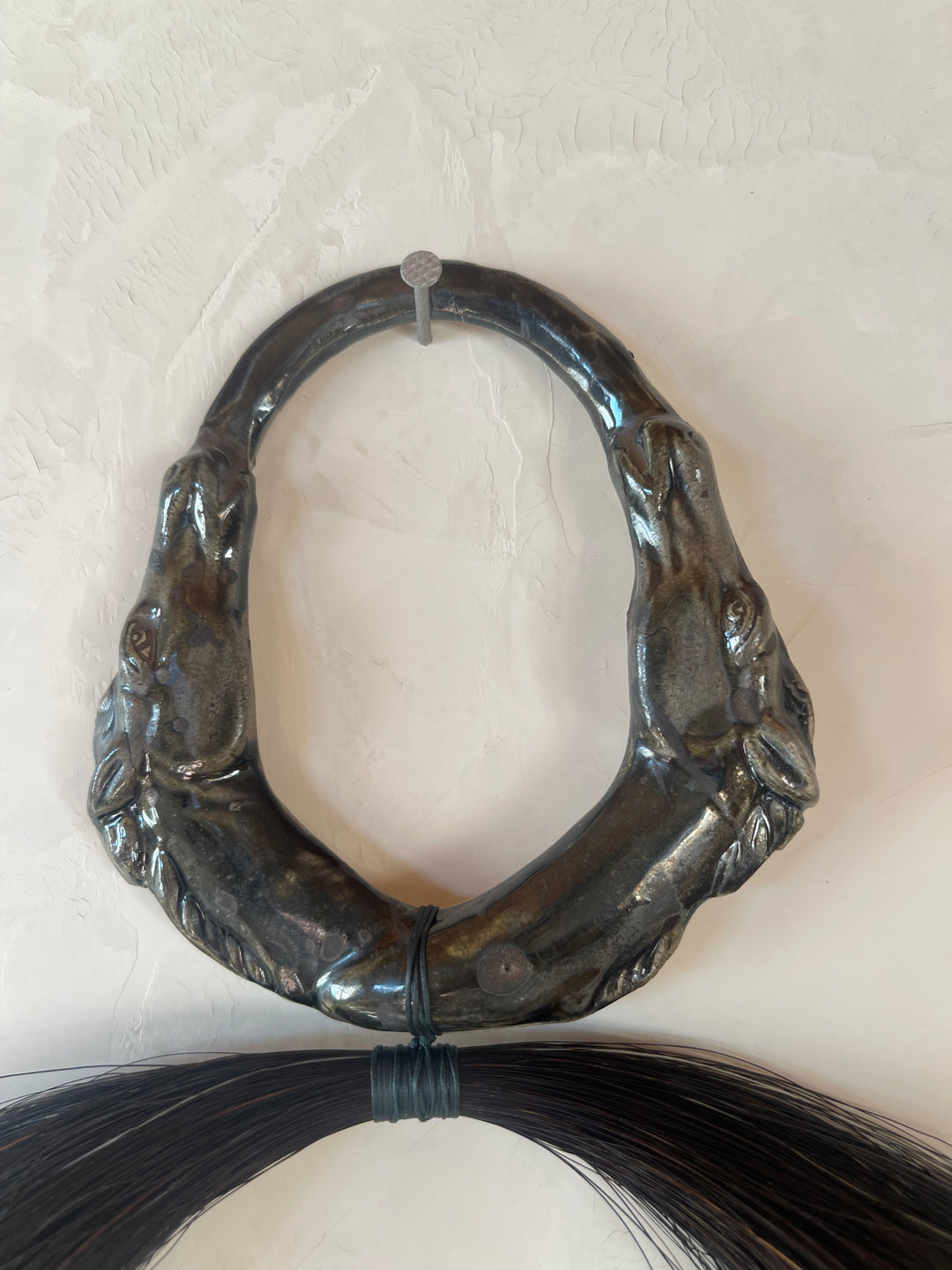 Custom Two Horse Wall Hang