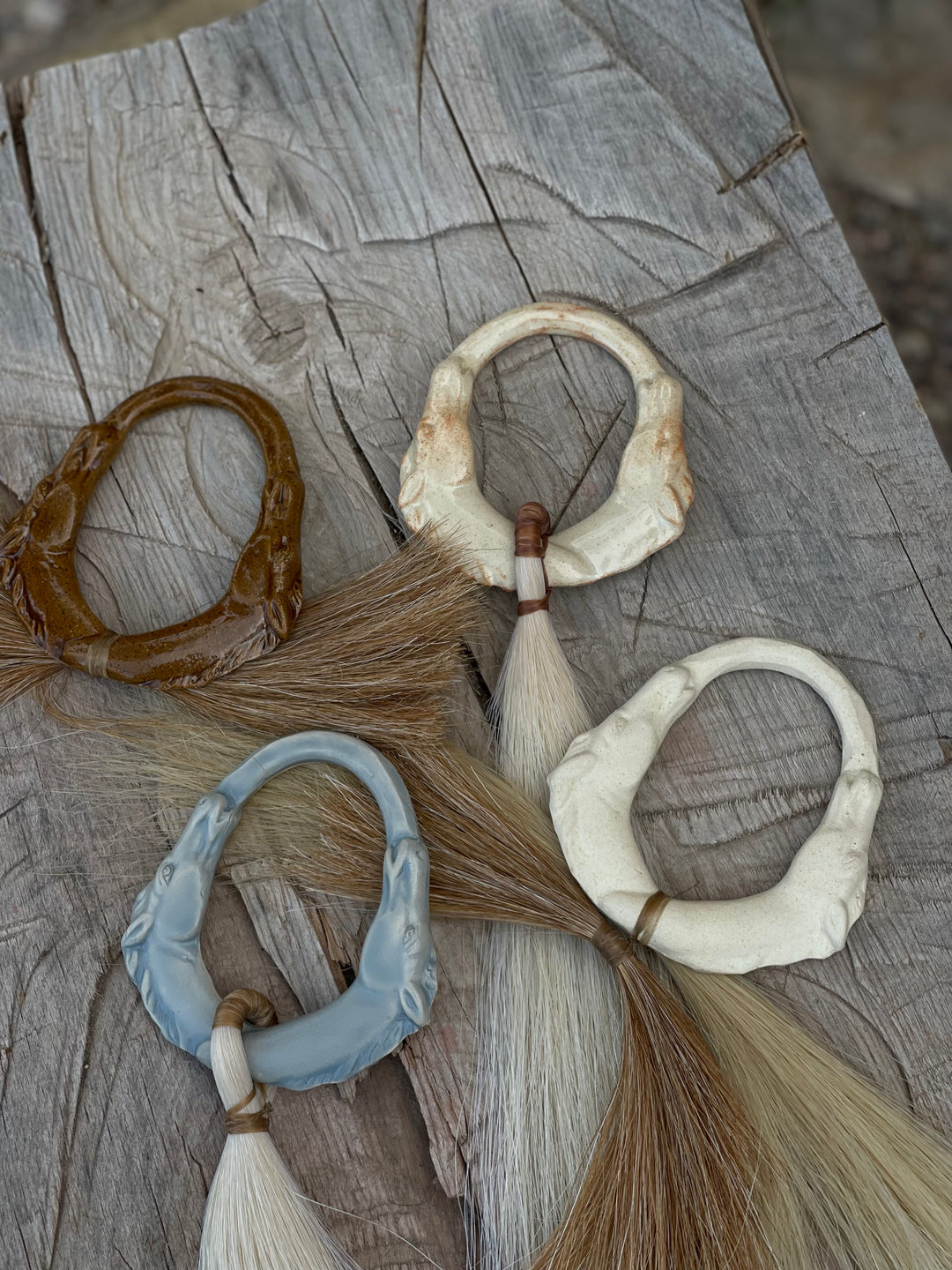 Custom Two Horse Wall Hang