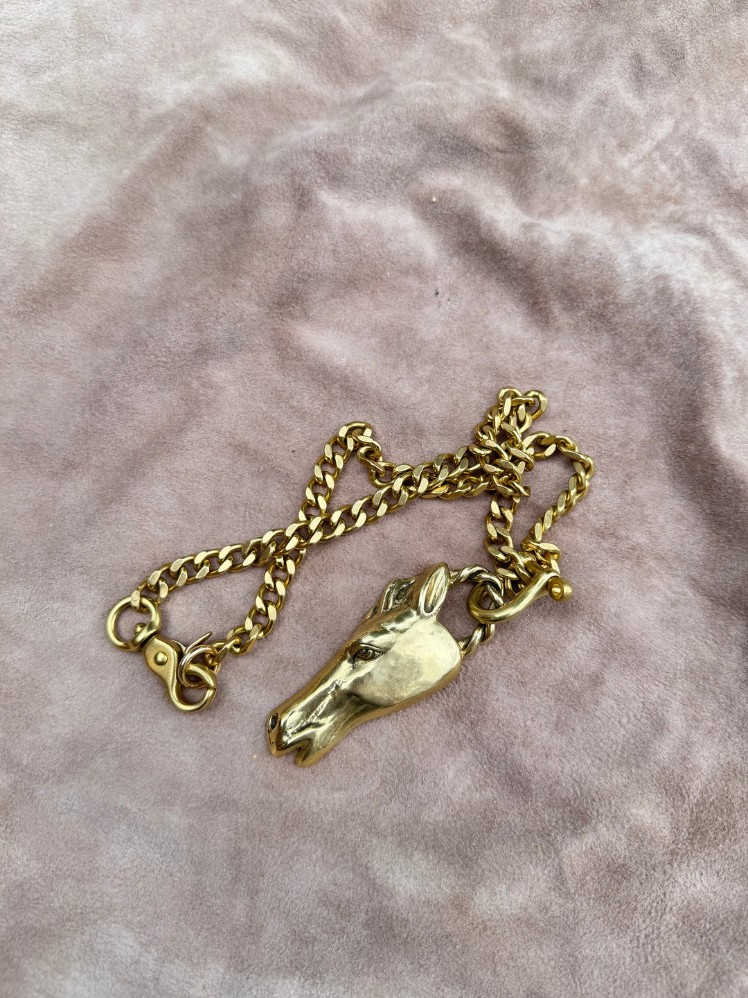 Bronze Horse Necklace