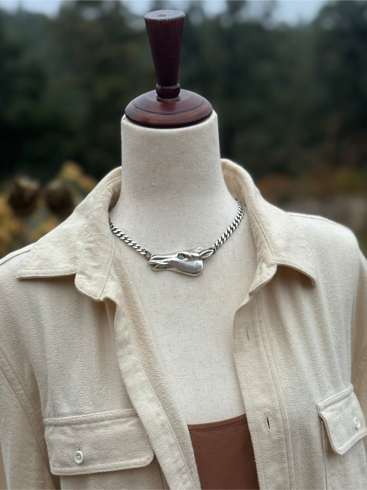 Sterling Silver & Turquoise Choker