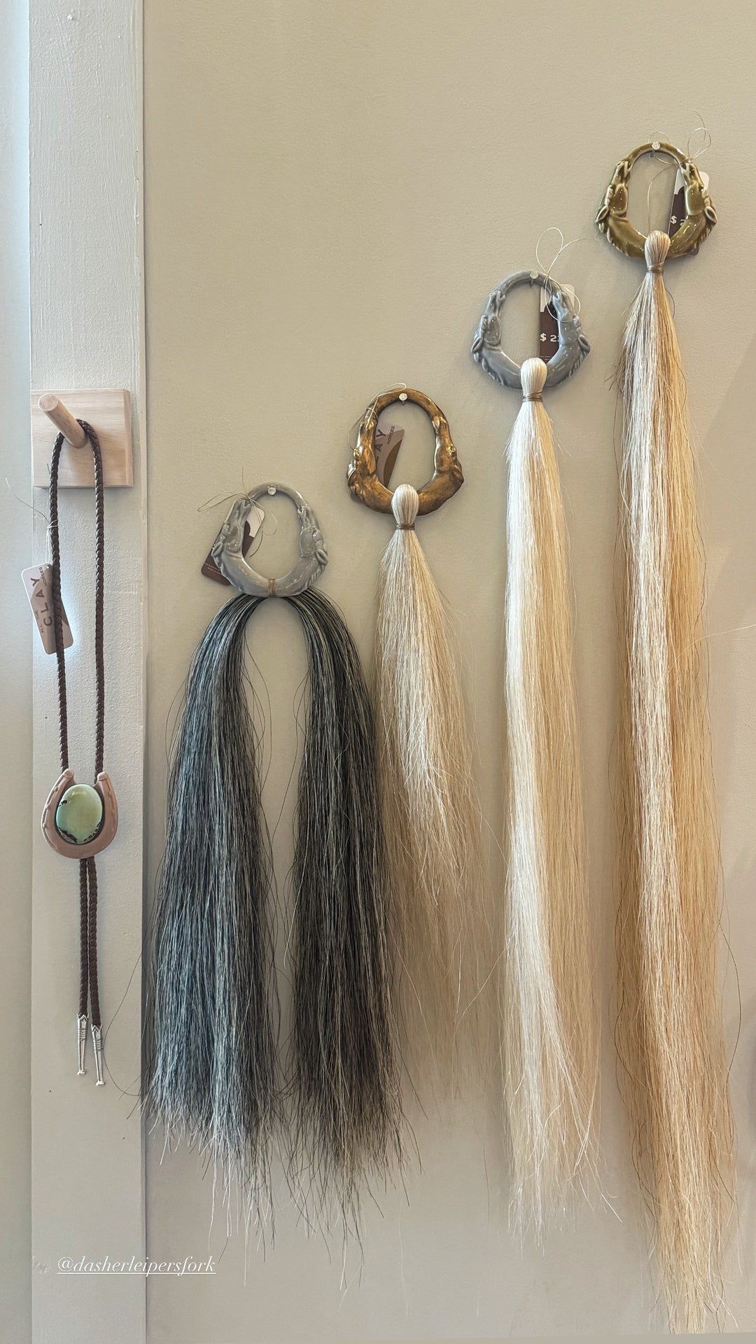 Custom Two Horse Wall Hang