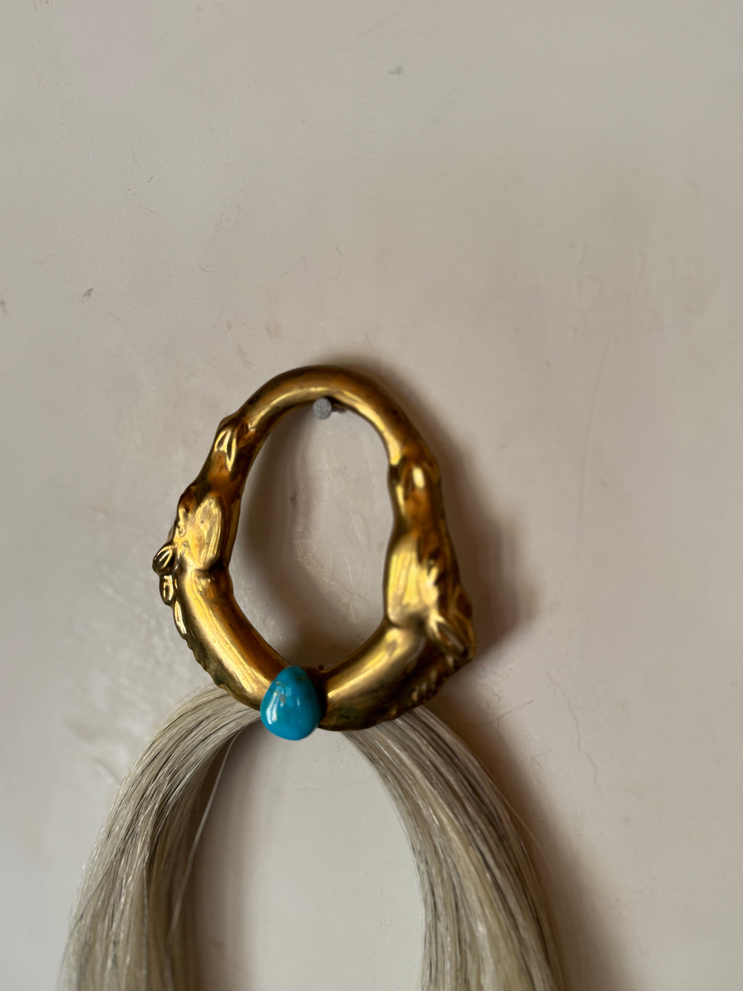 Gold & Turquoise Wall Hang