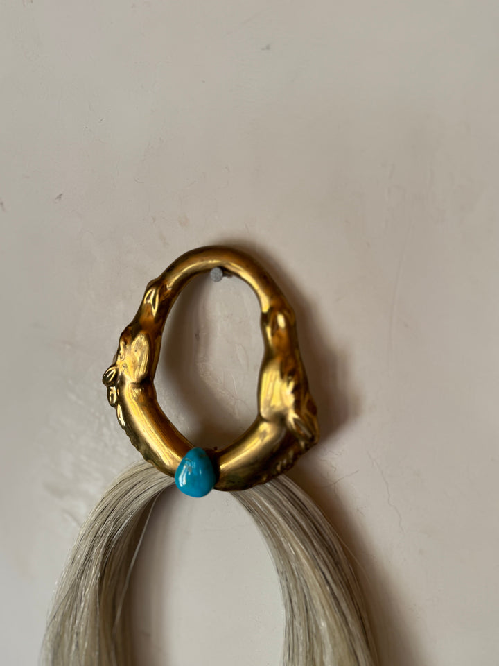 Gold & Turquoise Wall Hang