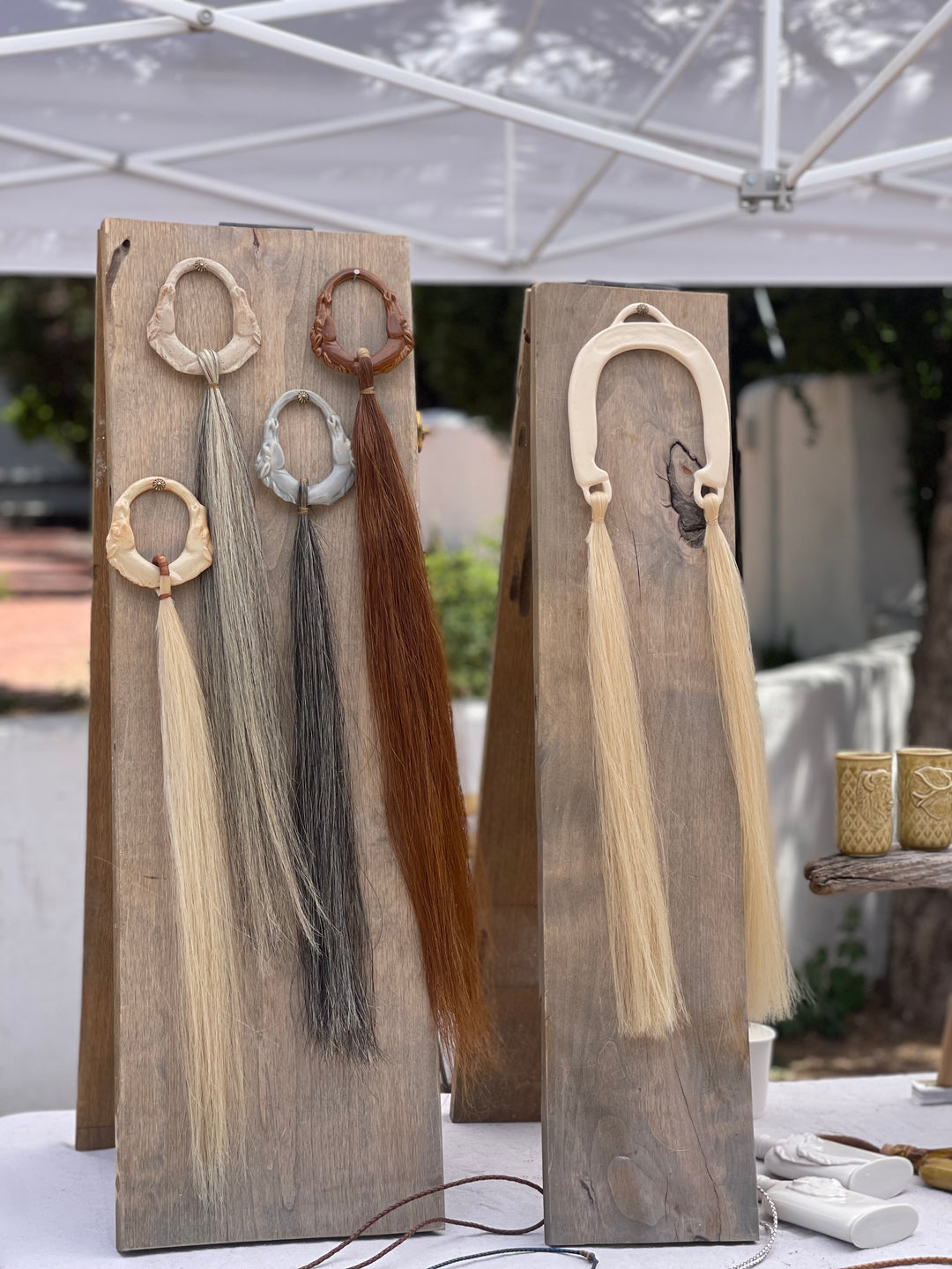 Custom Two Horse Wall Hang