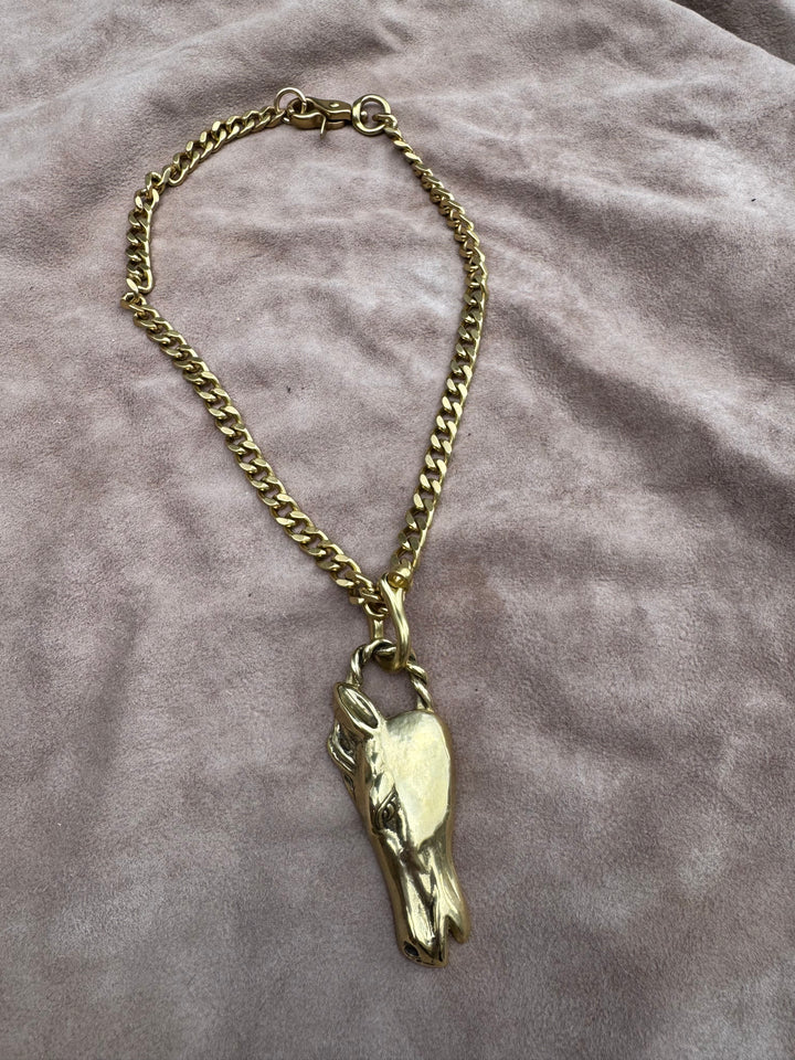 Bronze Horse Necklace