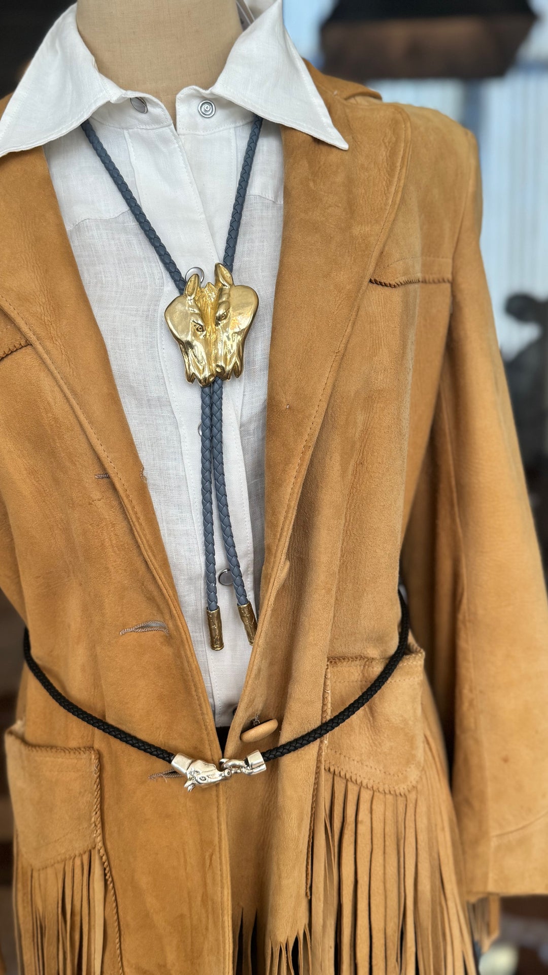 Bronze Two Horse Bolo