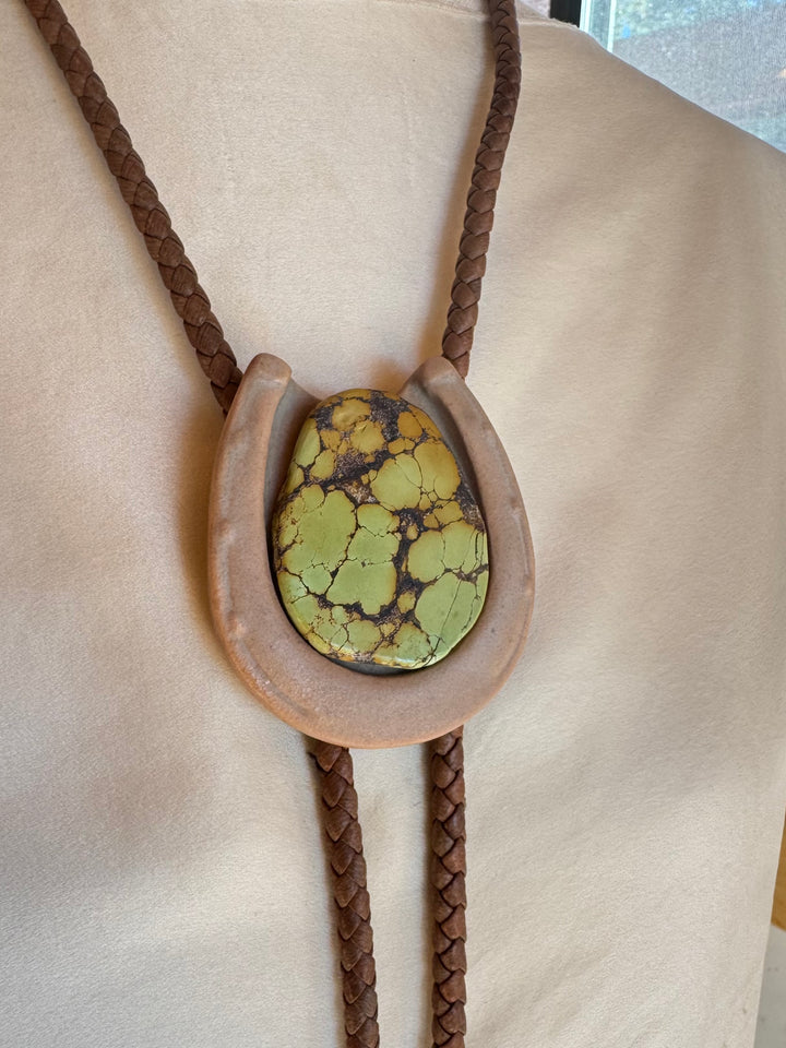 Turquoise Clay Bolo