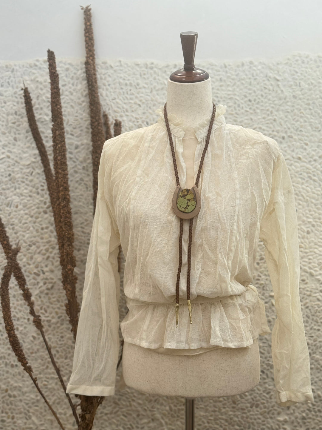Turquoise Clay Bolo