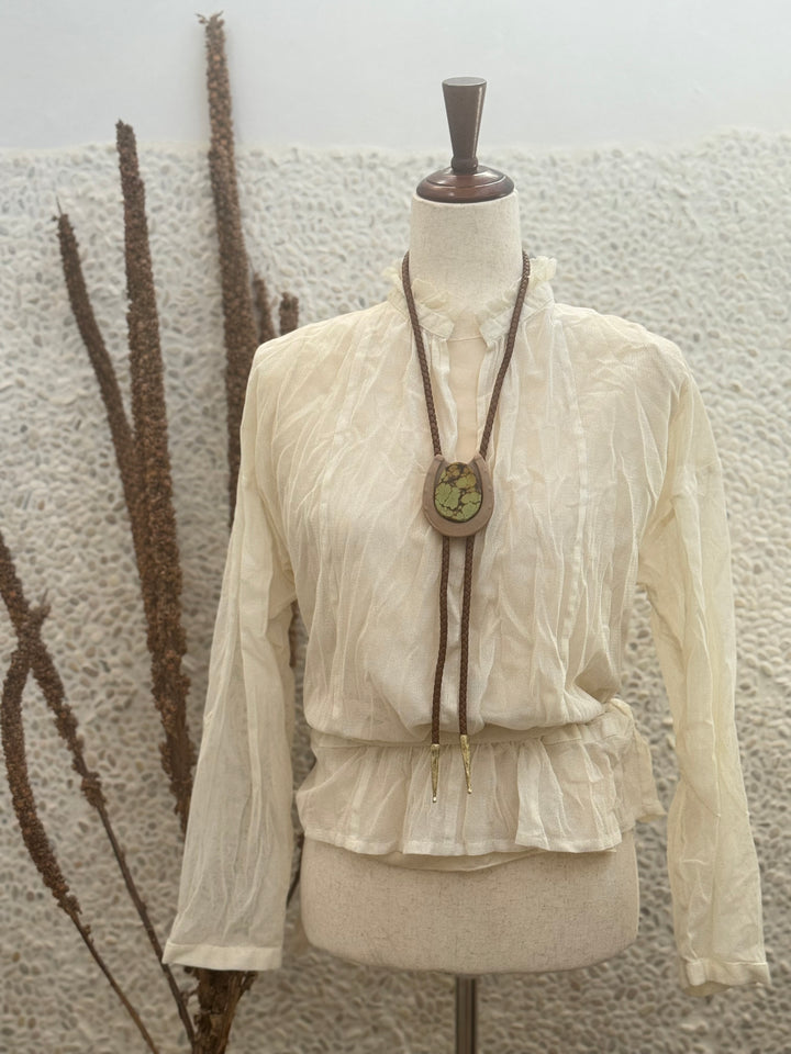 Turquoise Clay Bolo