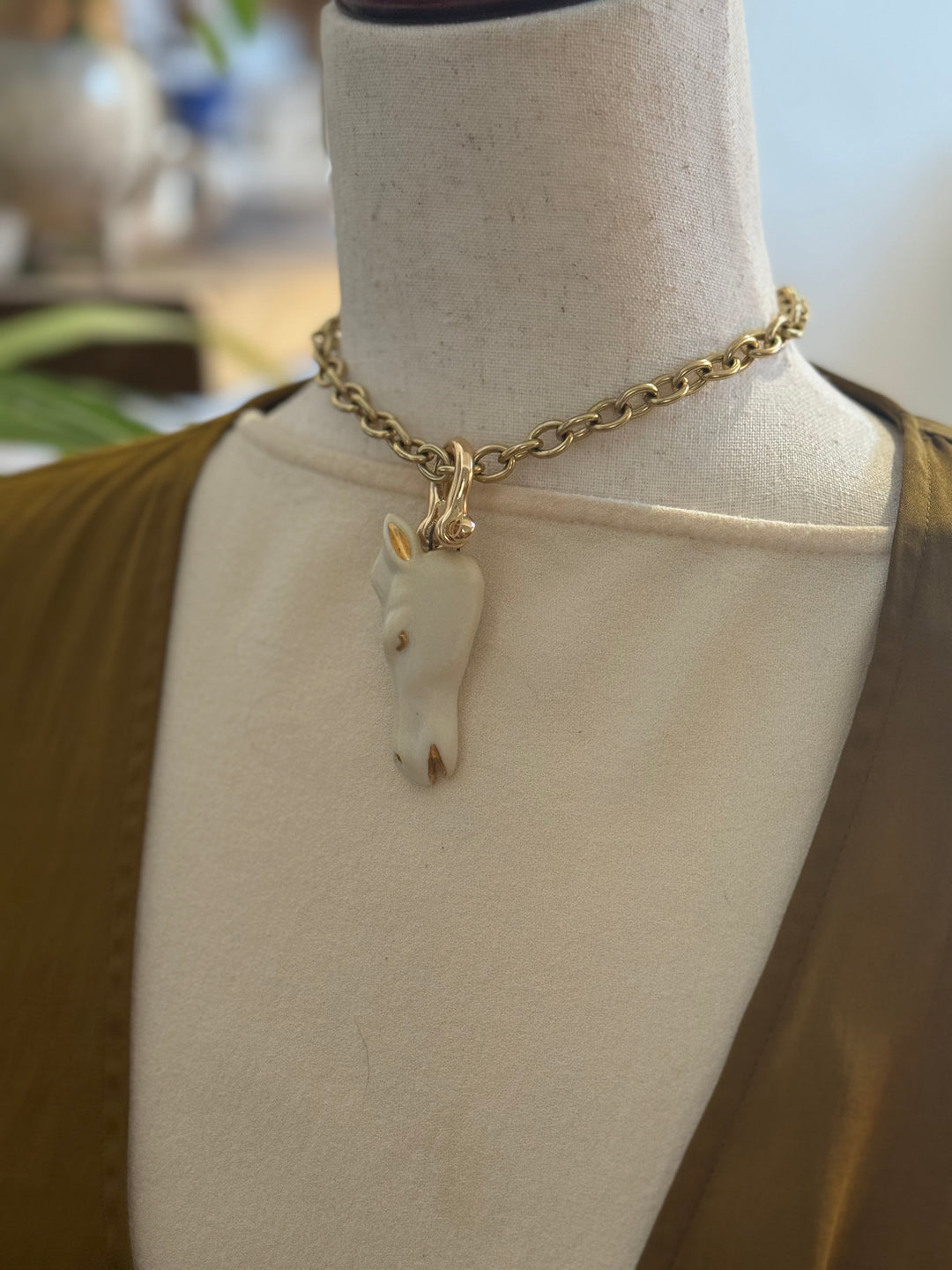 Clay & Bronze Necklace