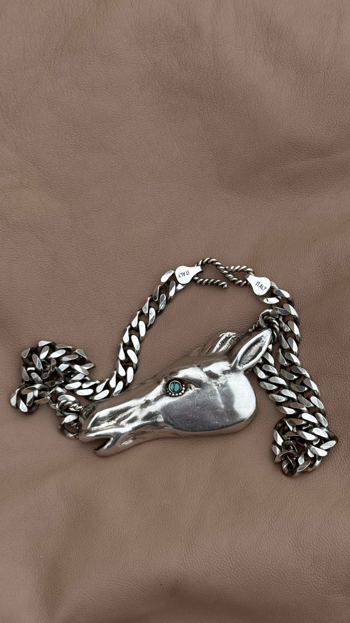 Sterling Silver and Turquoise Choker