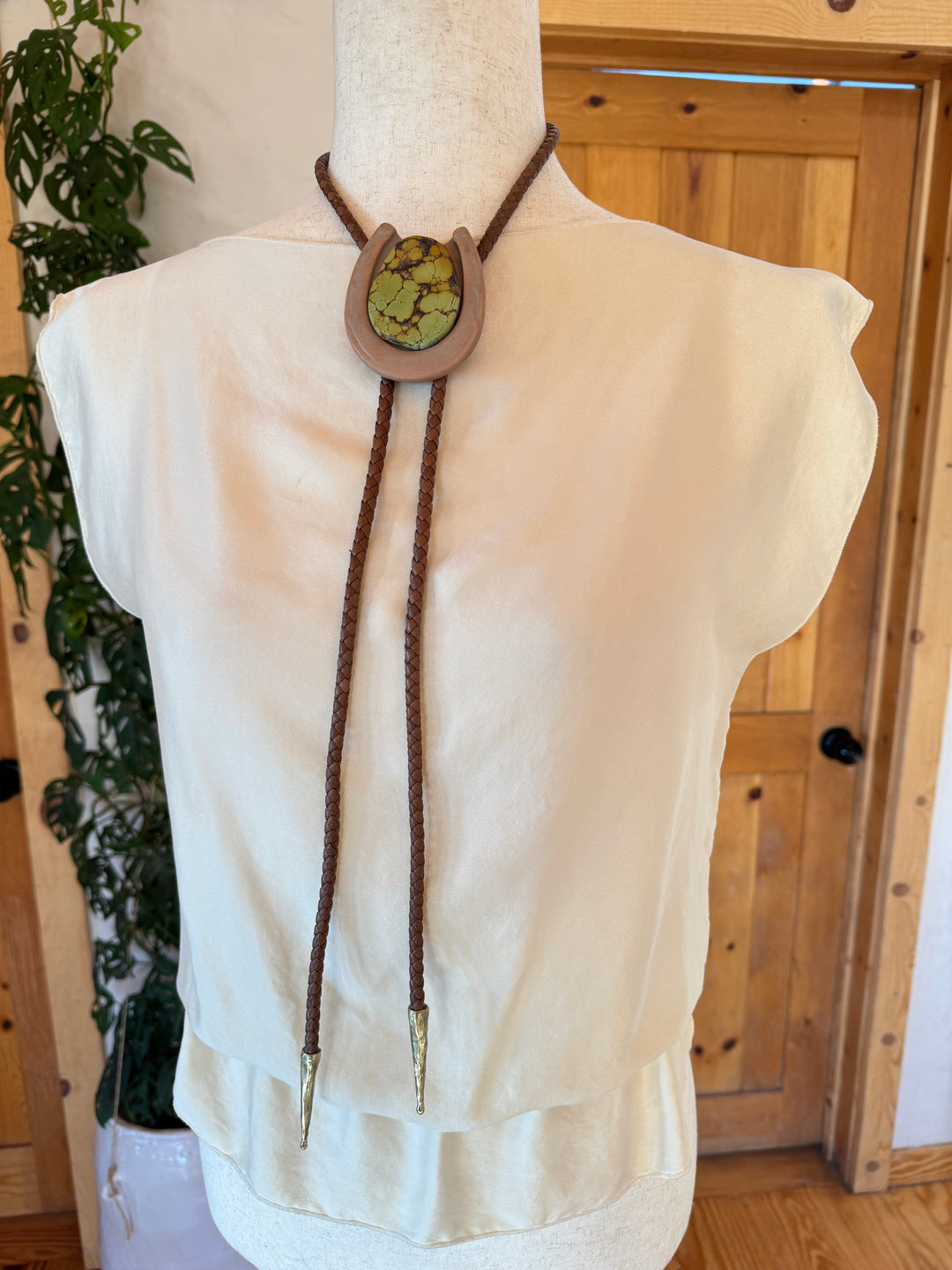 Turquoise Clay Bolo