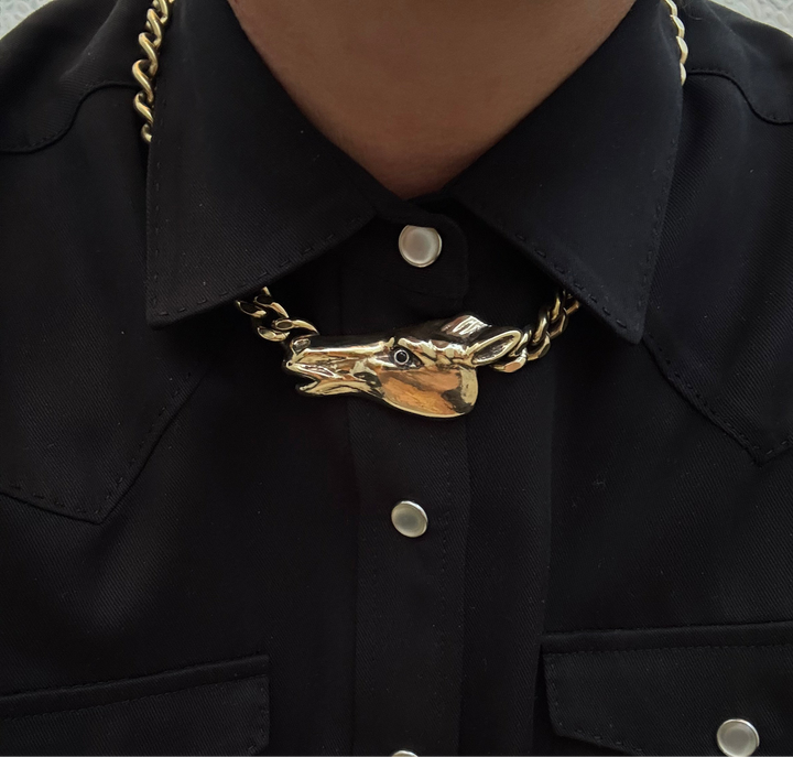 Bronze Horse Choker
