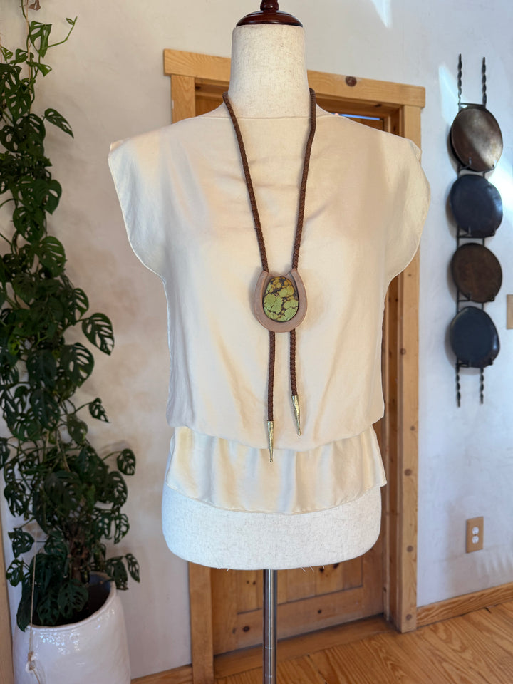 Turquoise Clay Bolo