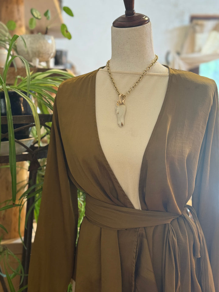 Clay & Bronze Necklace