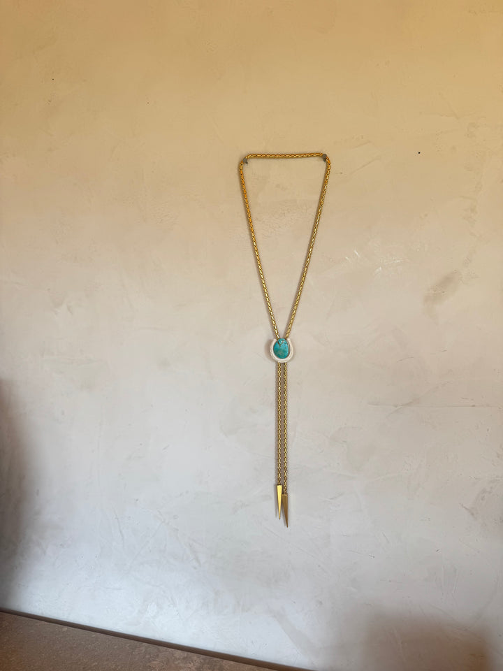 Clay Horseshoe Chain Bolo