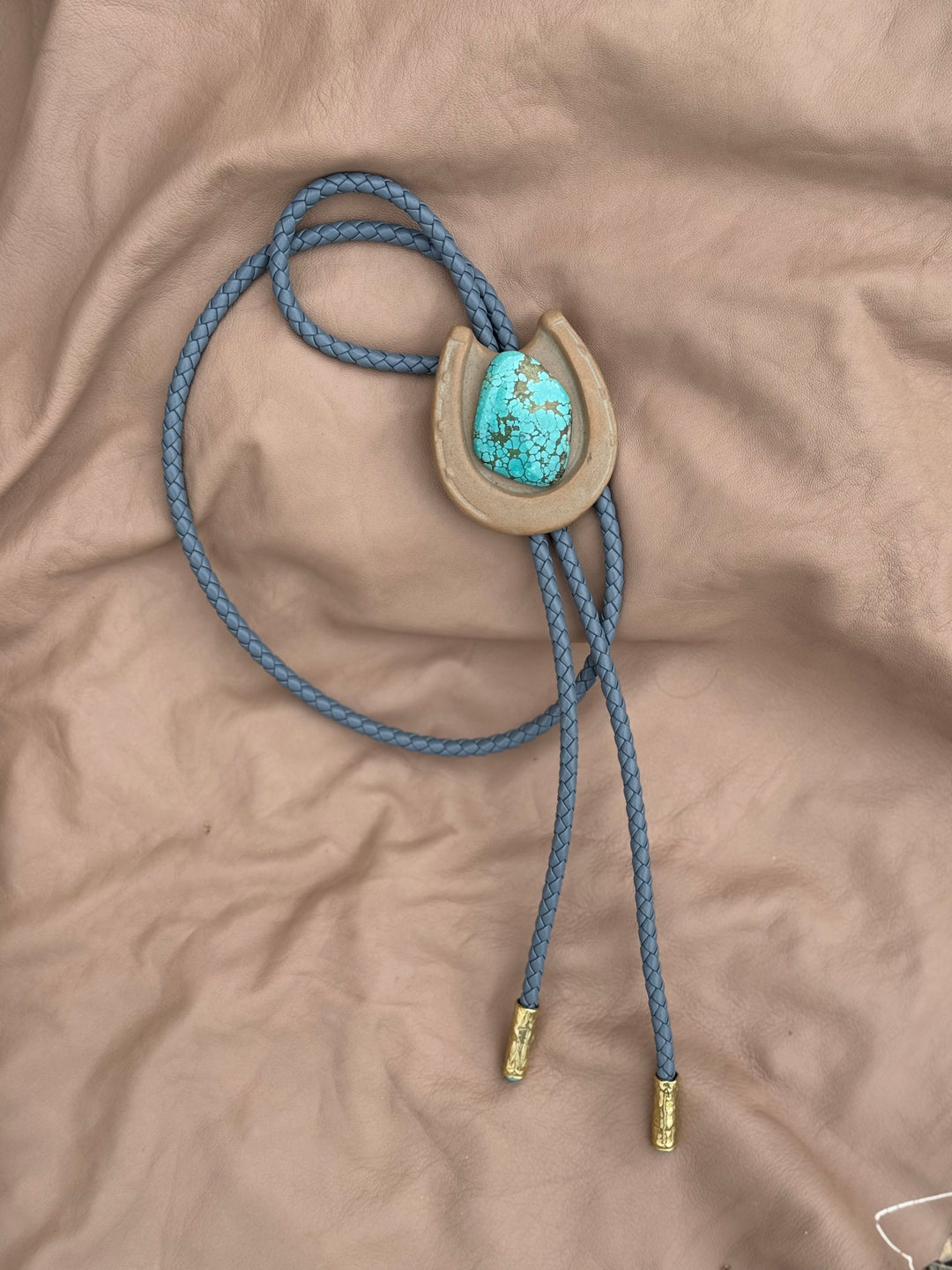 Turquoise Clay Bolo