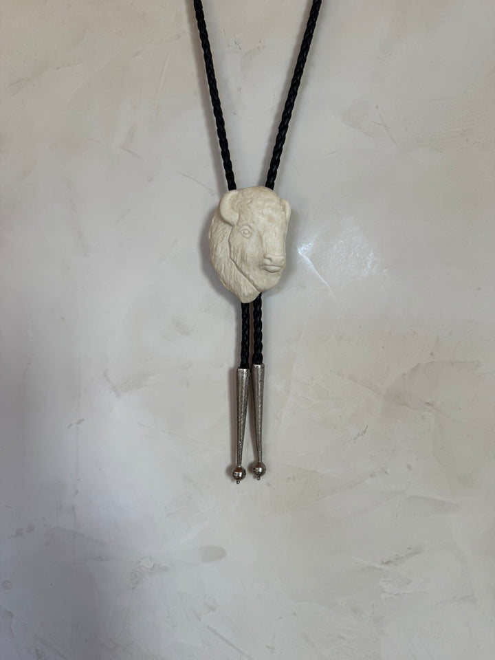 Clay Bison Bolo