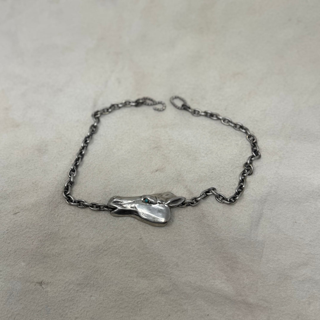 Sterling Silver Horse Choker
