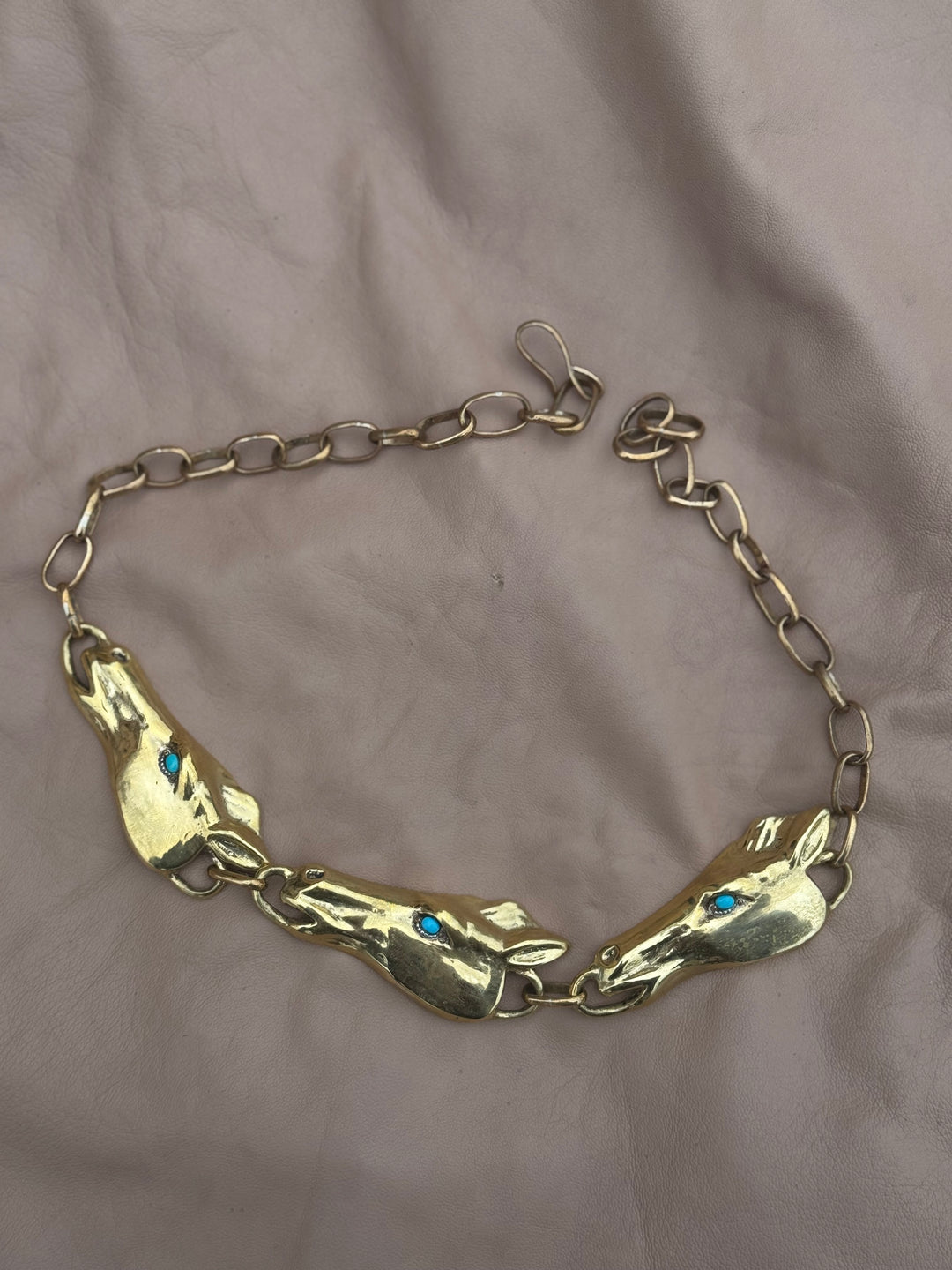 Bronze & Turquoise Necklace