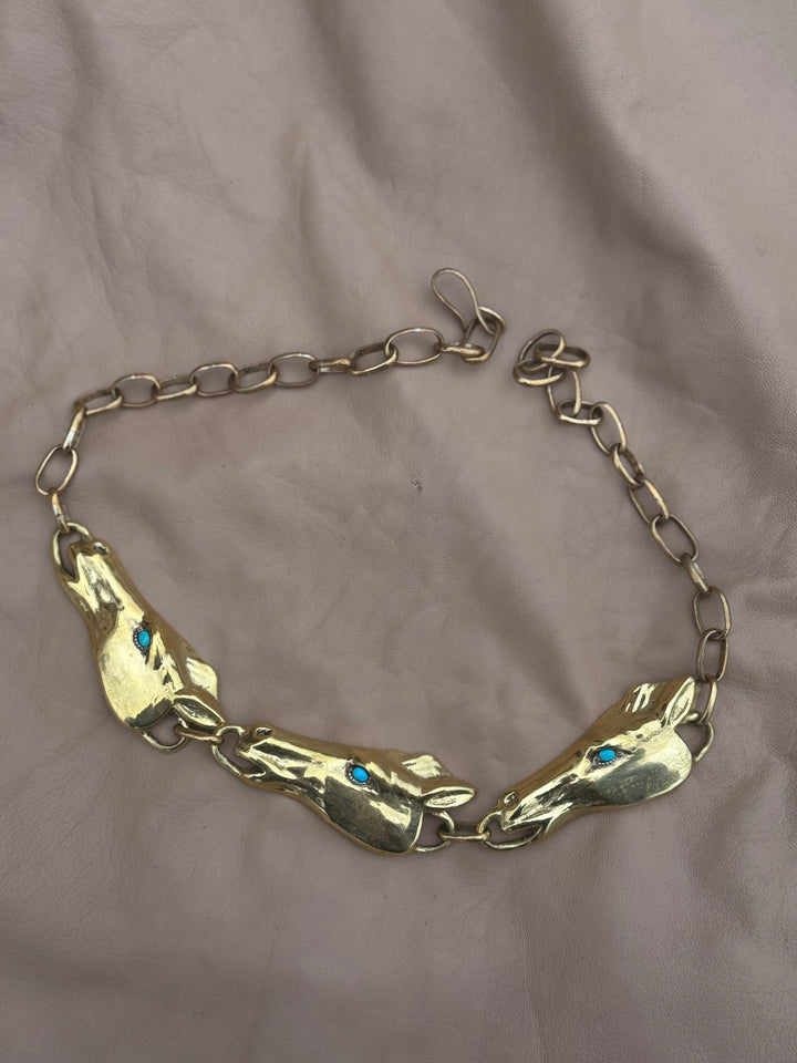 Bronze & Turquoise Necklace