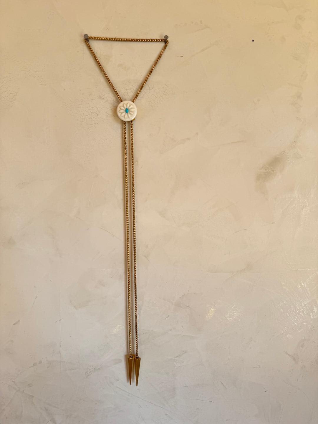 Clay Flower Chain Bolo