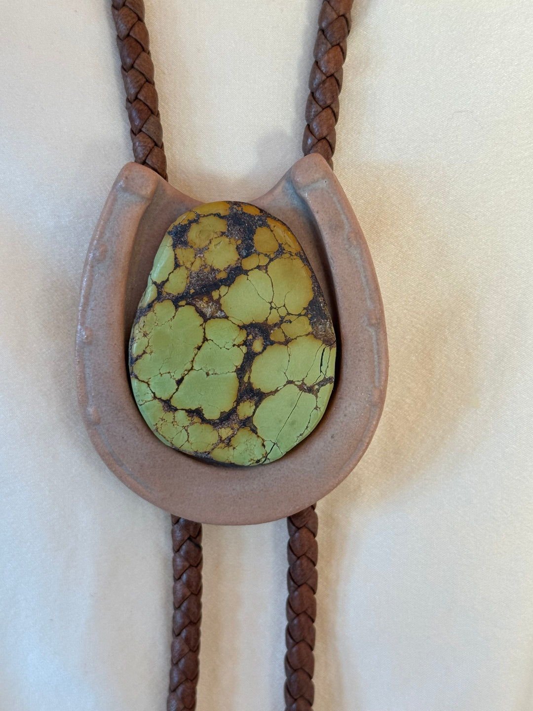 Turquoise Clay Bolo