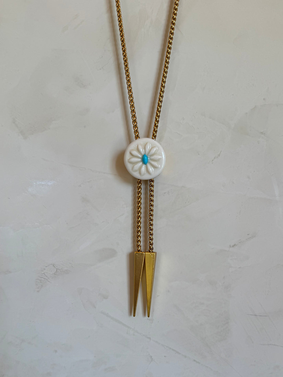 Clay Flower Chain Bolo