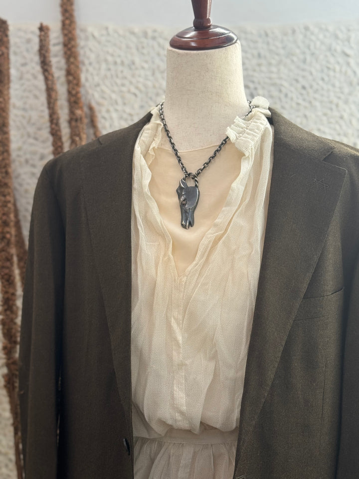 Sterling & Diamond Necklace