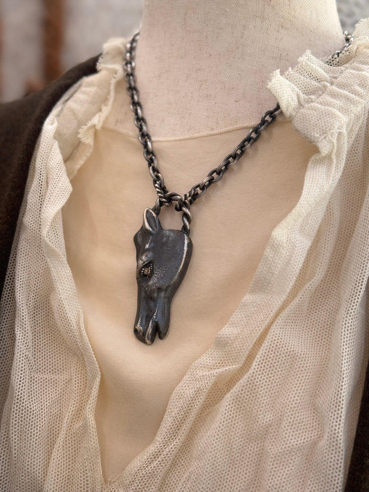Sterling & Diamond Necklace