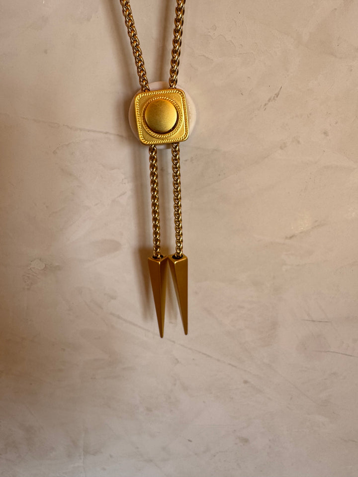 Clay Flower Chain Bolo