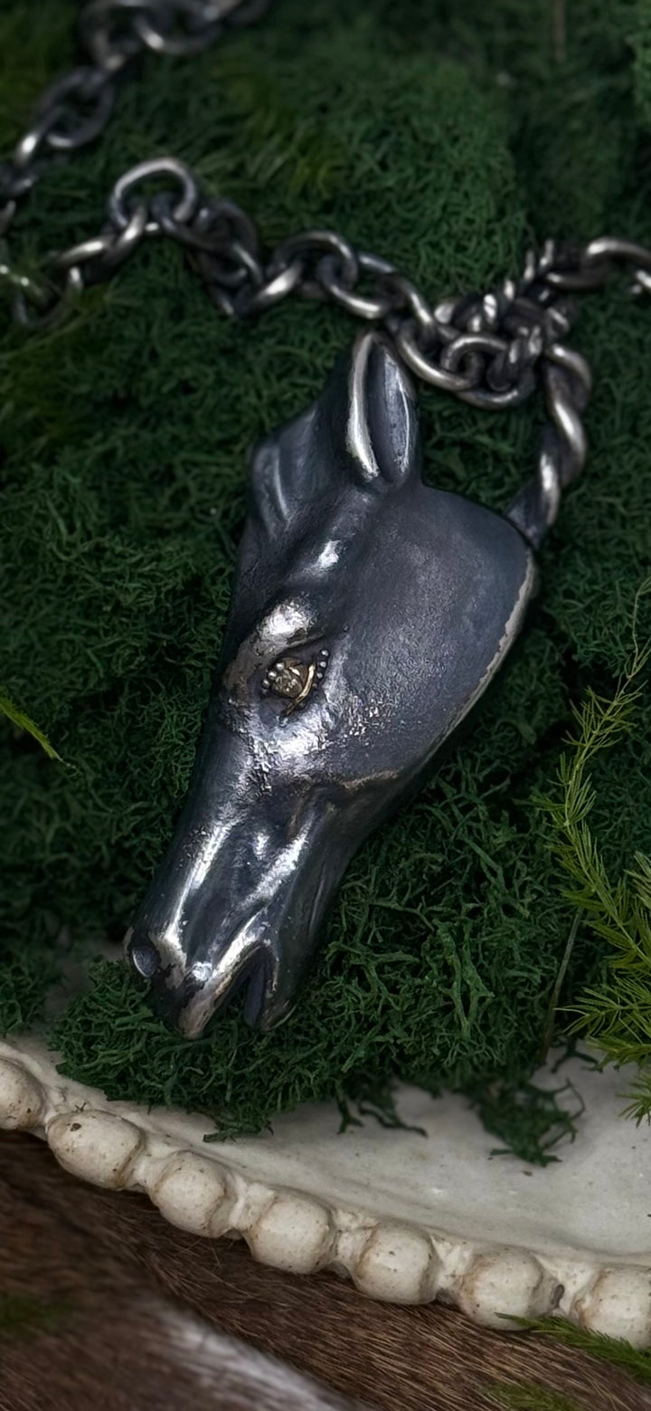 Sterling & Diamond Necklace