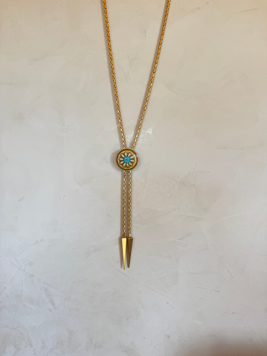 Clay Flower Chain Bolo