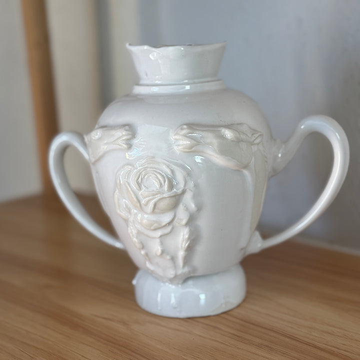 Porcelain Horse Vessel