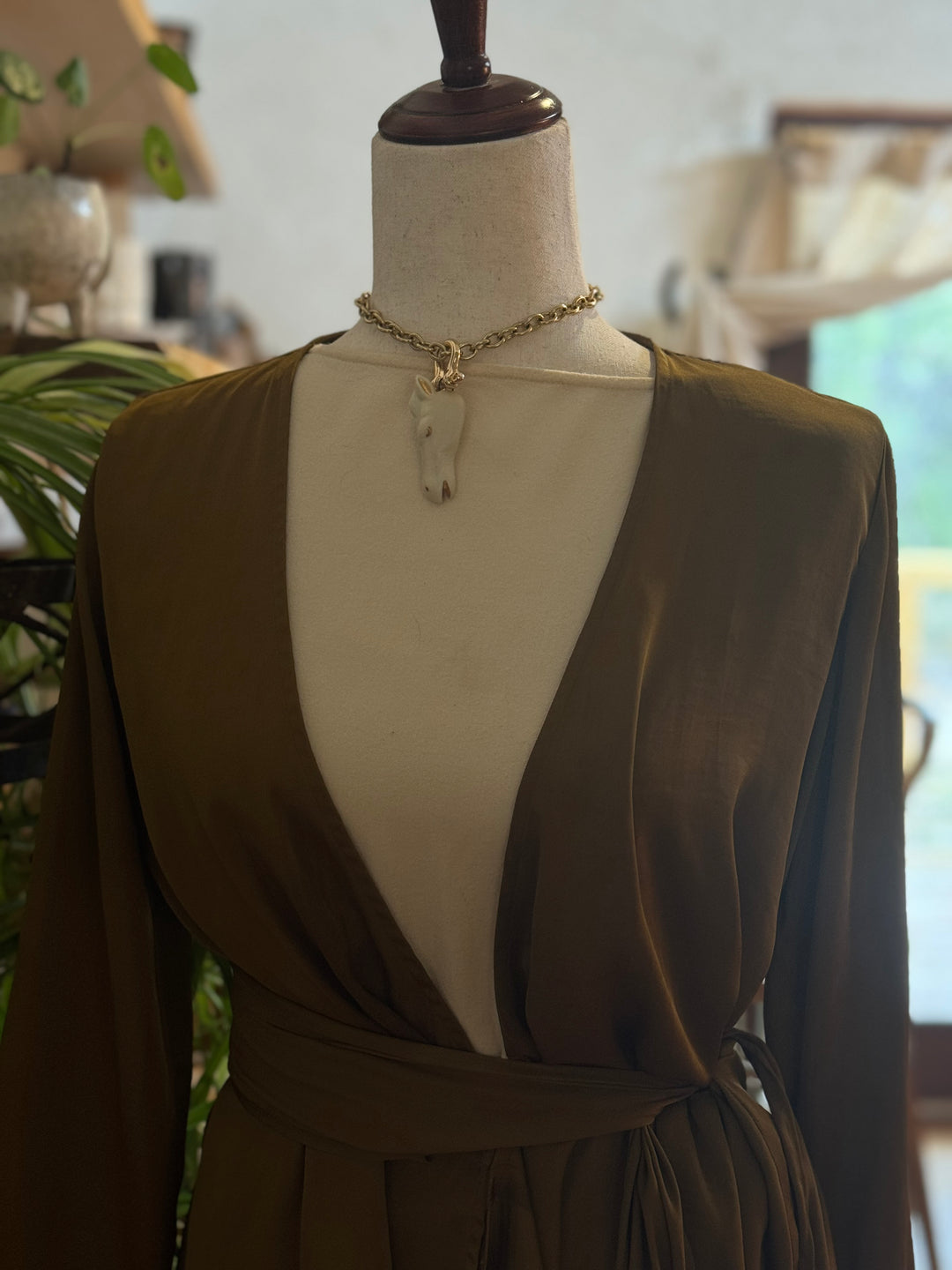 Clay & Bronze Necklace