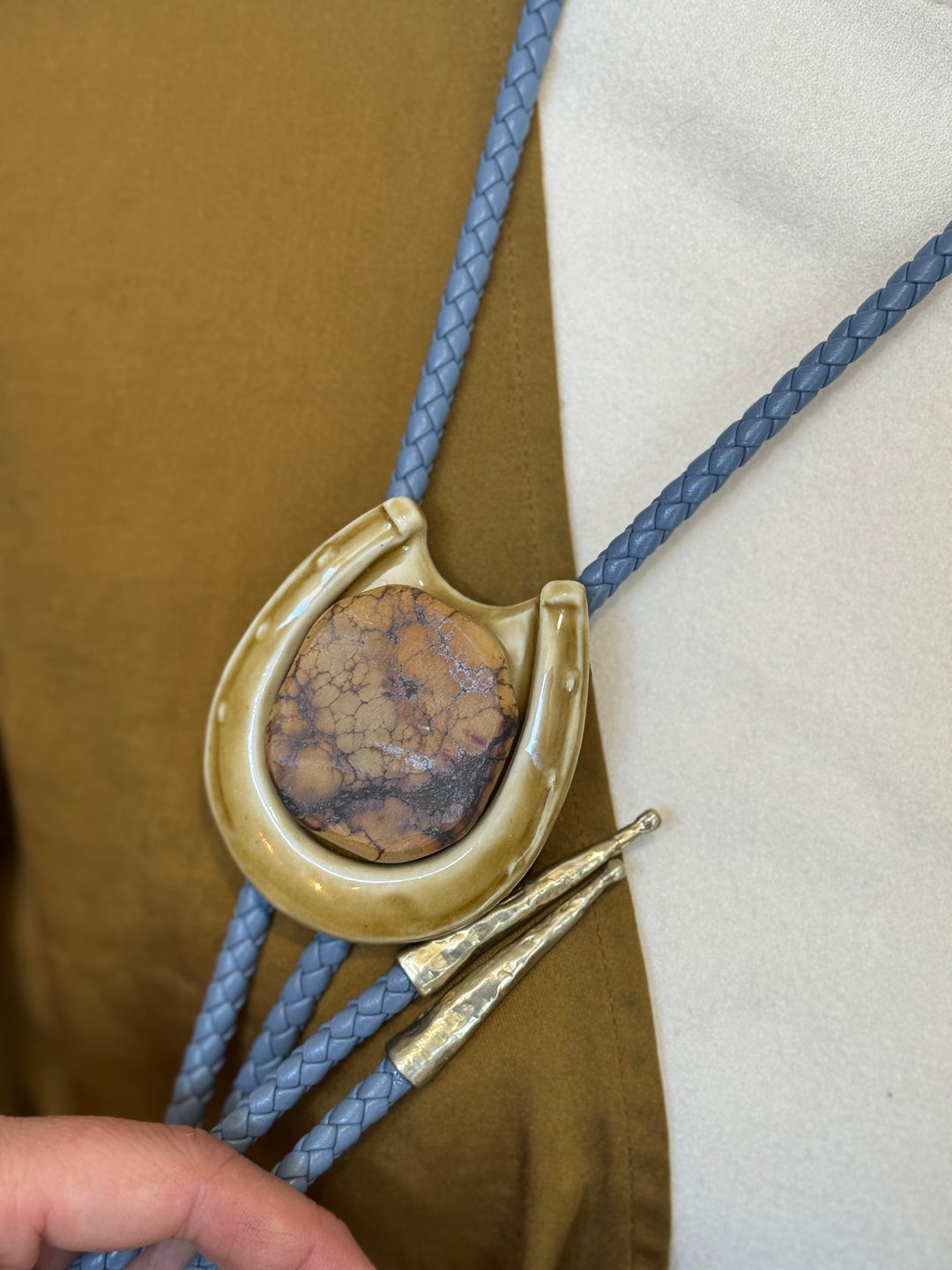 Clay & Turquoise Bolo