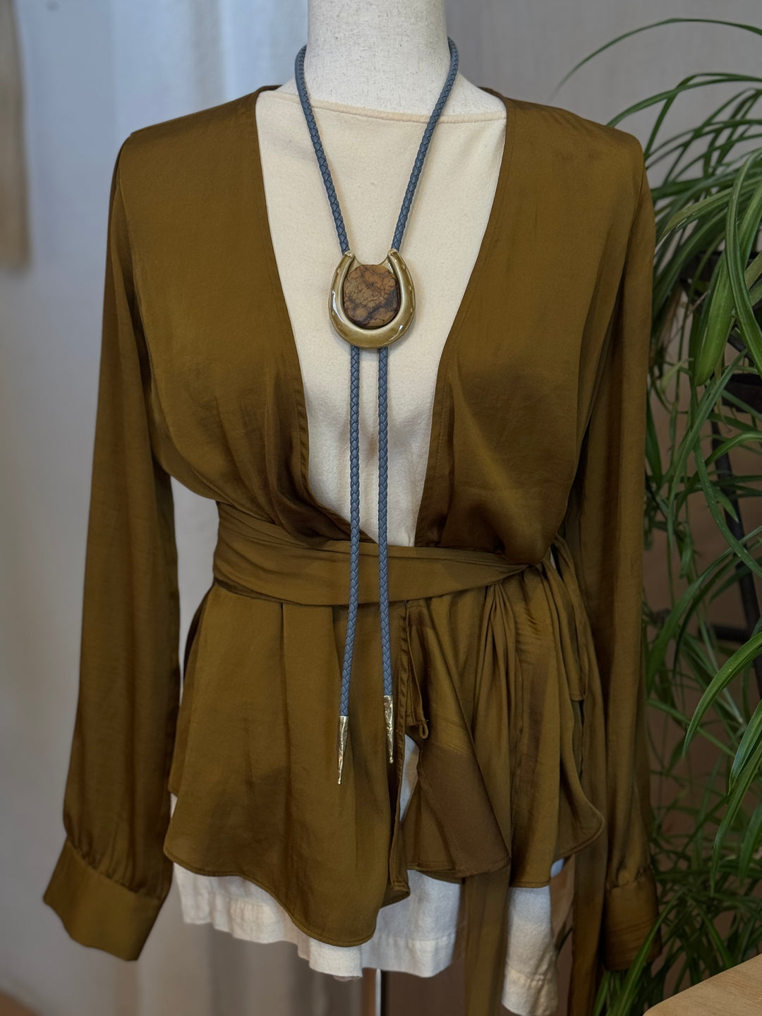 Clay & Turquoise Bolo