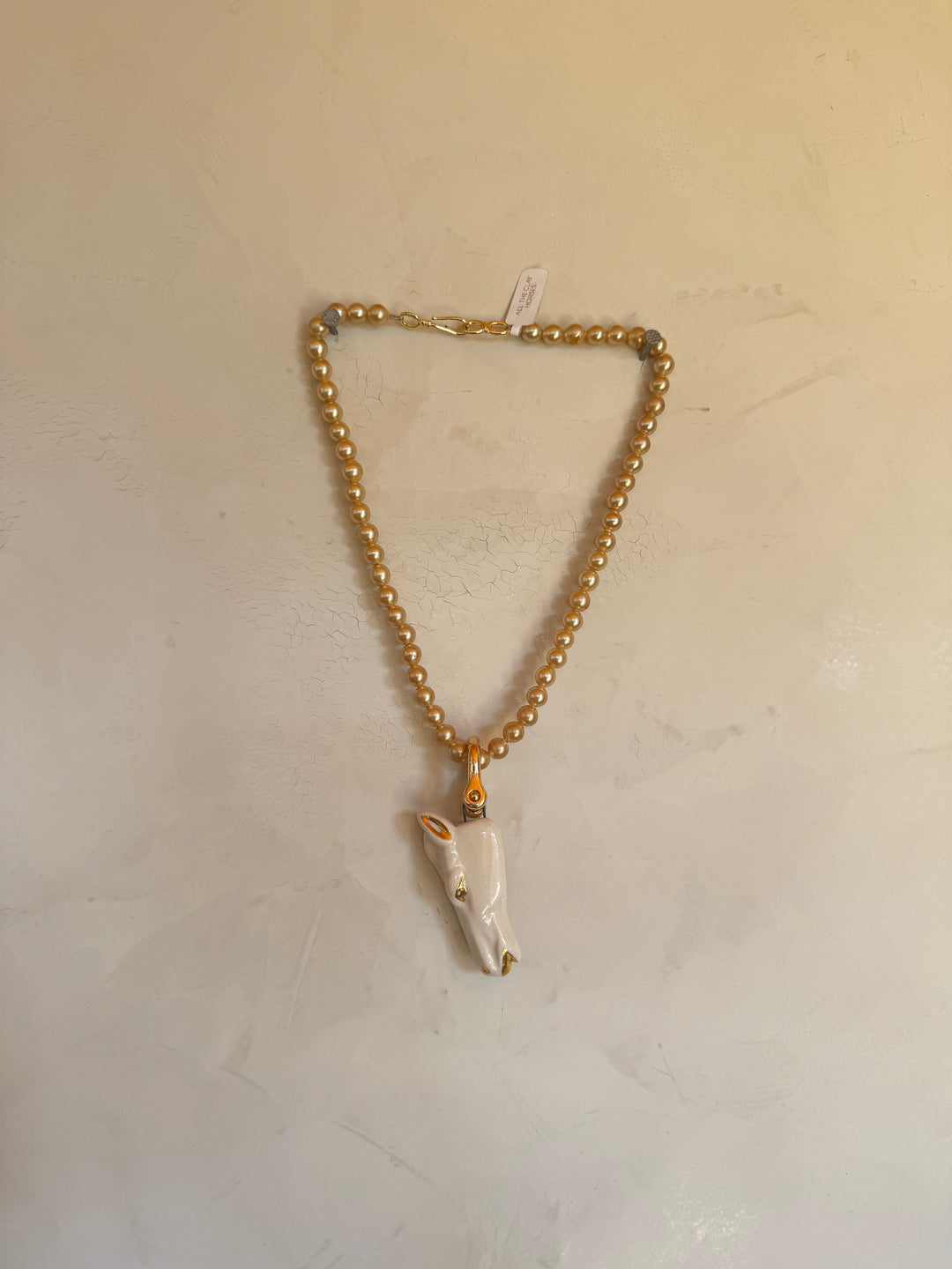 Clay Horse Pearl Choker