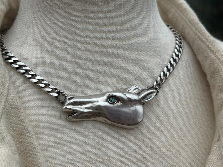 Sterling Silver and Turquoise Choker
