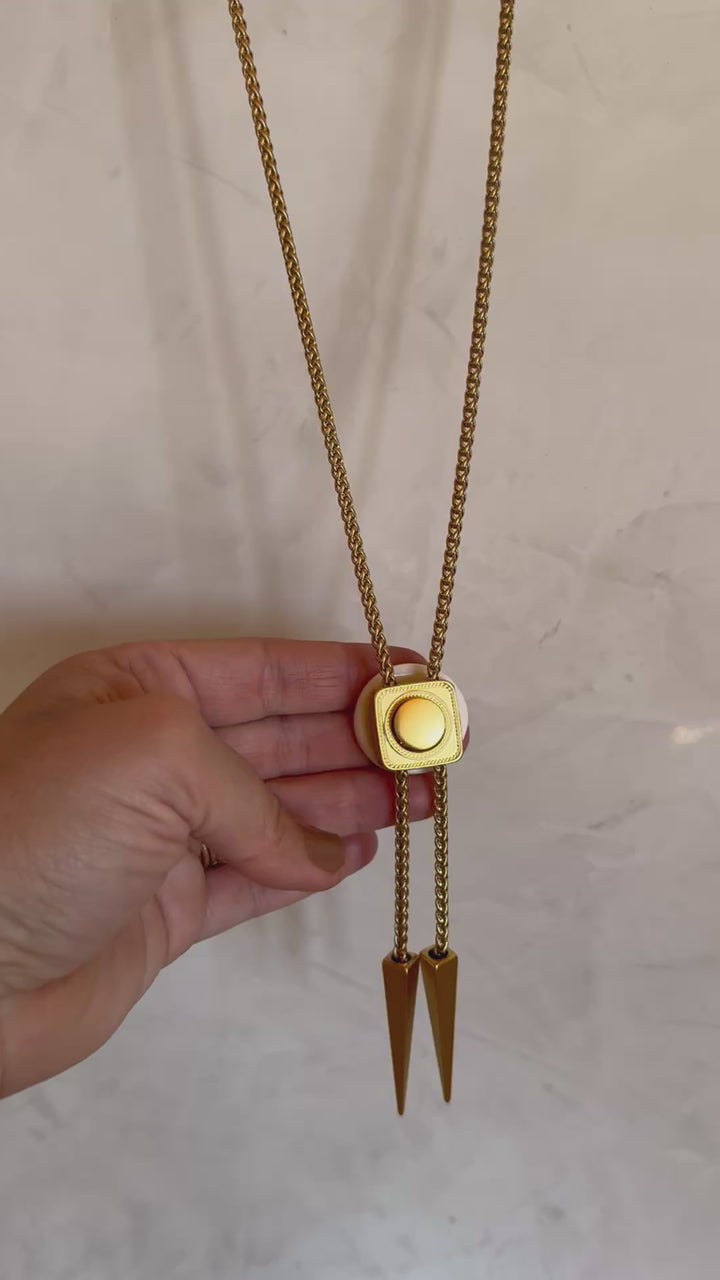 Clay Flower Chain Bolo