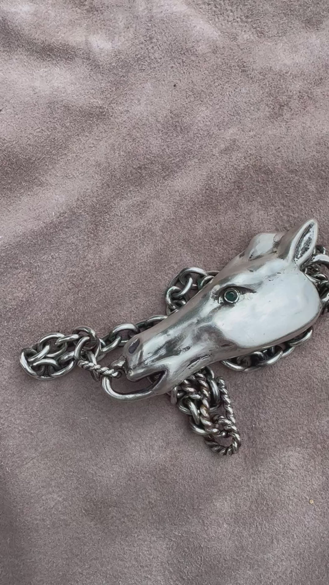 Sterling Silver Emerald Necklace